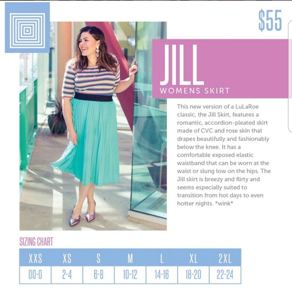 NWOT LuLaRoe Metallic Jill Skirt - Picture 2 of 9